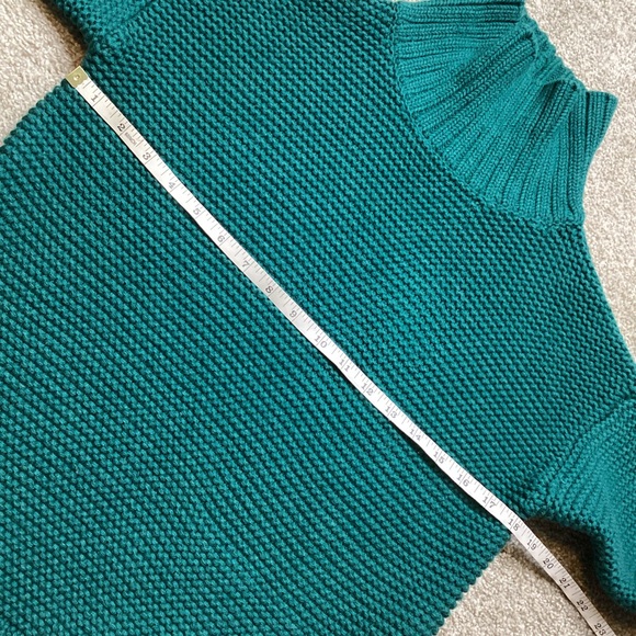 Lululemon Karma Kurmasana Sweater Forage Teal Medium 8 Chunky Merino Turtleneck - Picture 9 of 9